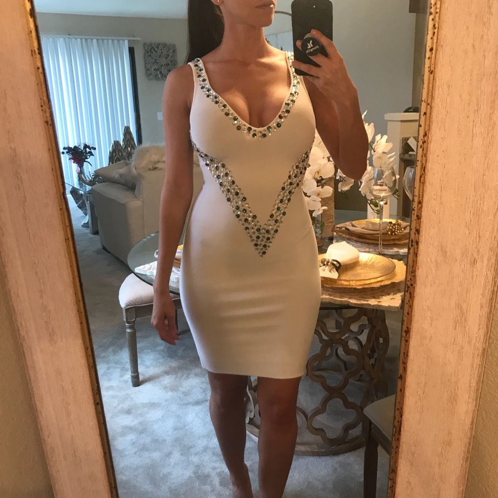 NEW bandage dress with crystals